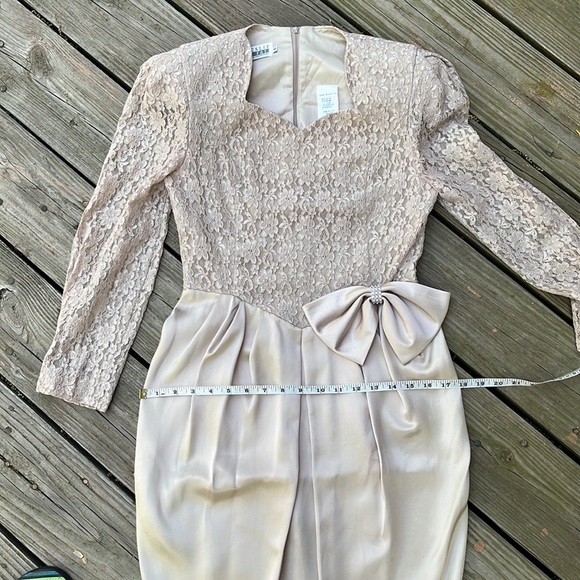 Leslie Fay vintage dressy dress 6P - Picture 10 of 12